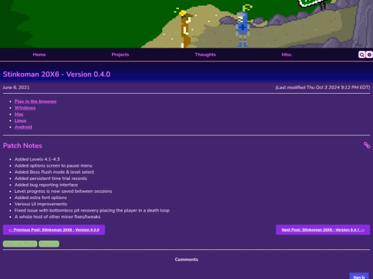 projects/stinkoman/0.4.0 screenshot