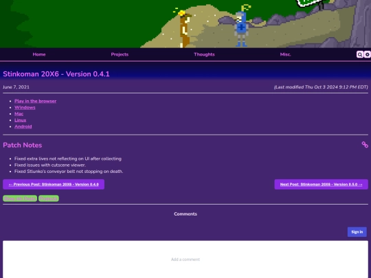 projects/stinkoman/0.4.1 screenshot