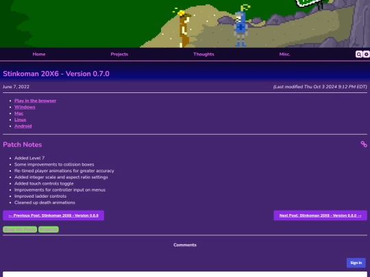 projects/stinkoman/0.7.0 screenshot