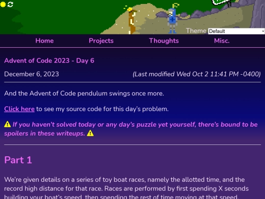 thoughts/adventofcode/2023/day6 screenshot