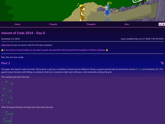 thoughts/devlogs/adventofcode/2024/day6 screenshot