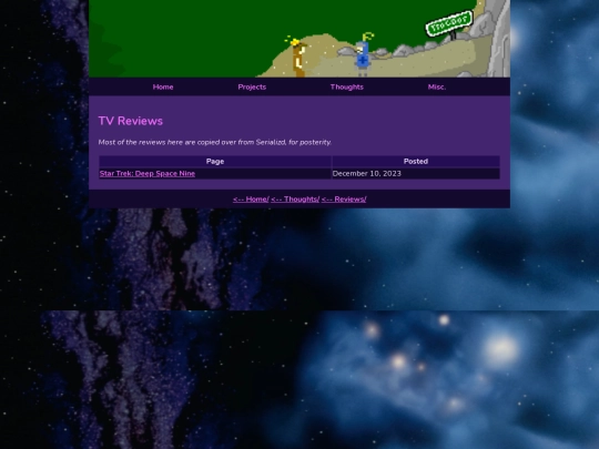 thoughts/reviews/tv/page/1 screenshot