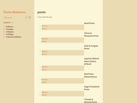 tags/pesto screenshot