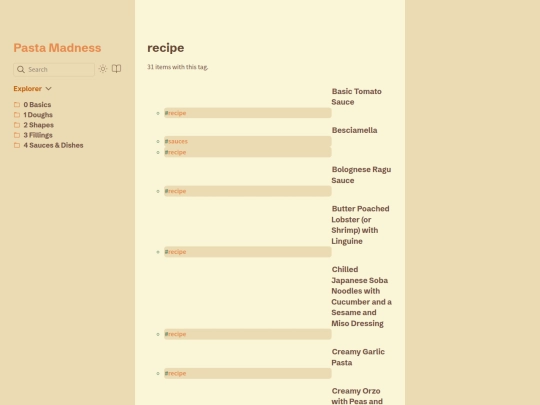 tags/recipe screenshot