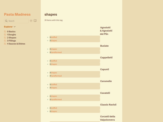 tags/shapes screenshot