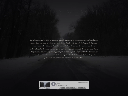 tracks/imparedmemory screenshot