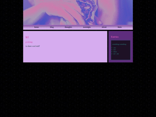 links screenshot