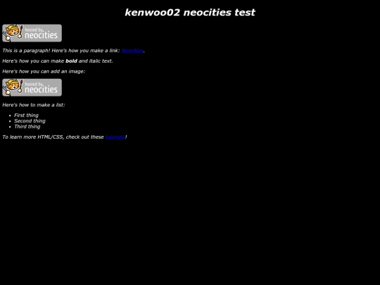 index screenshot