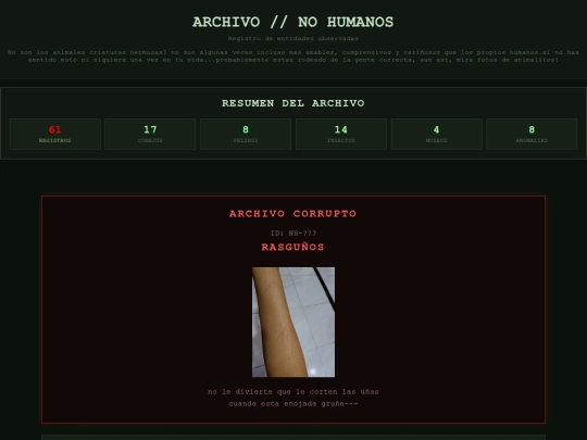 second/no_humanos screenshot