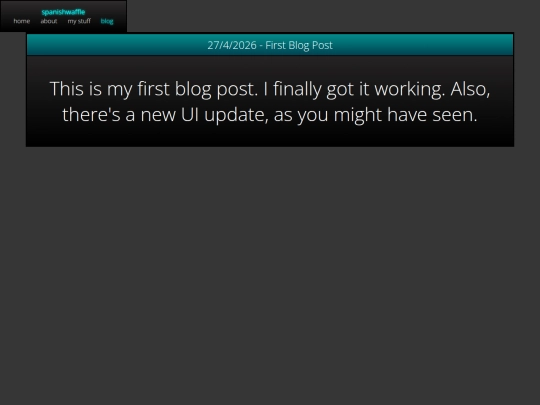 BlogPosts/FirstBlogPost screenshot