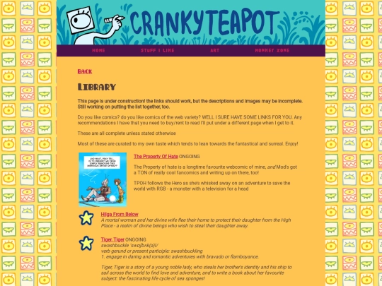 library screenshot