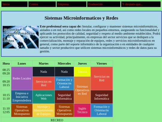 Proyecto SMR/Inicio screenshot