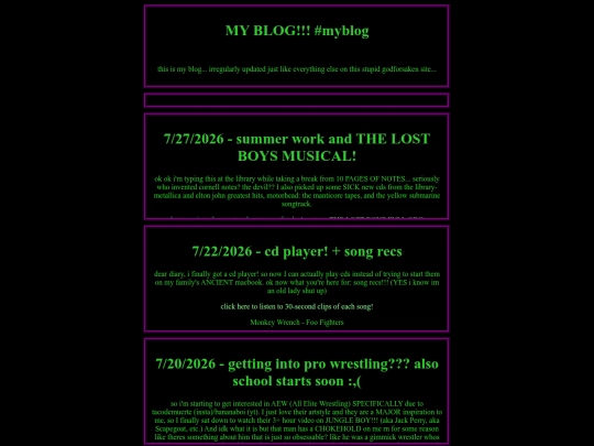 blog screenshot