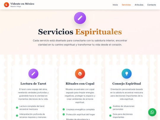 servicios screenshot