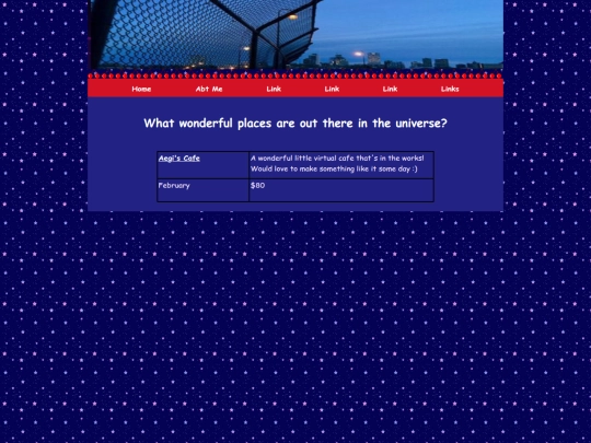links screenshot