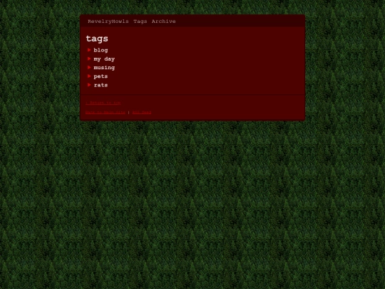 blog/tags screenshot