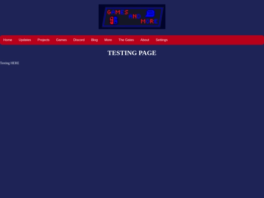 TESTING screenshot