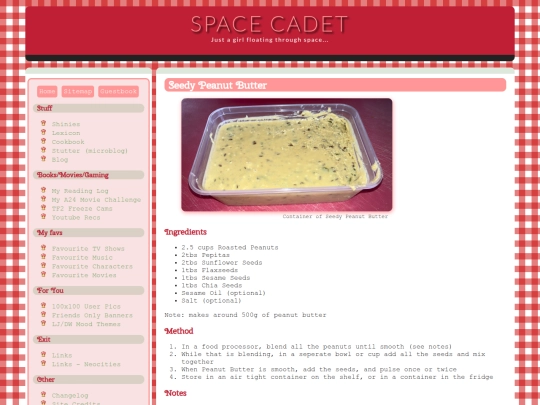 recipes/seedypnutbutter screenshot