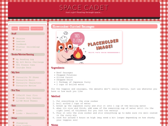 recipes/slowcookercurrysausages screenshot