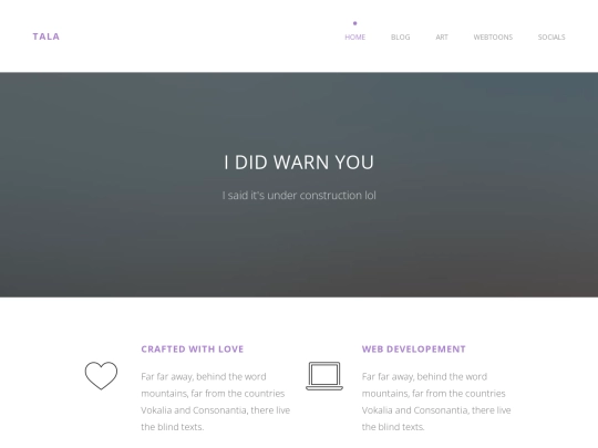 blog screenshot
