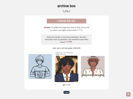games/pages/memes screenshot