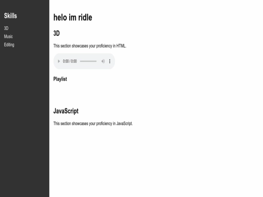 index screenshot
