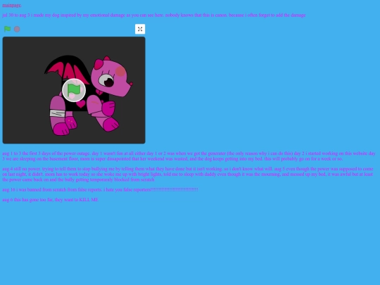 sadness_log screenshot