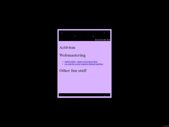 resources screenshot