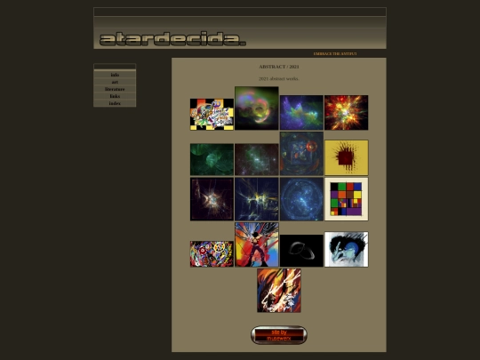 2021abstract screenshot