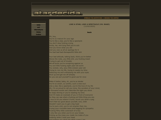 poetry/likeastarlikeaspectacle screenshot