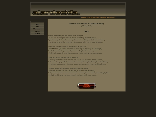 poetry/wishiwasthere screenshot