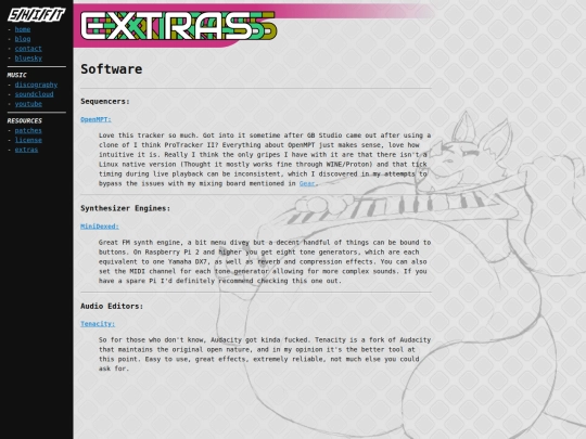extras/software screenshot