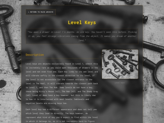 LevelKeys screenshot