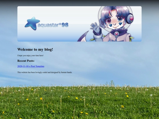 blog screenshot