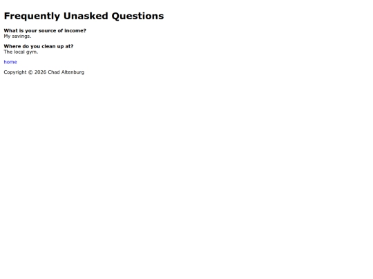faq screenshot