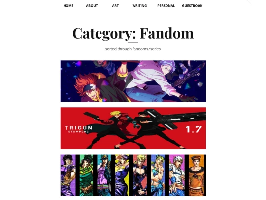 category screenshot