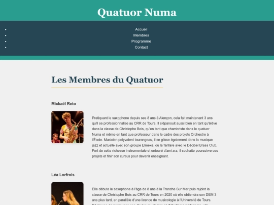 membres screenshot