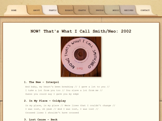 music/2002 screenshot