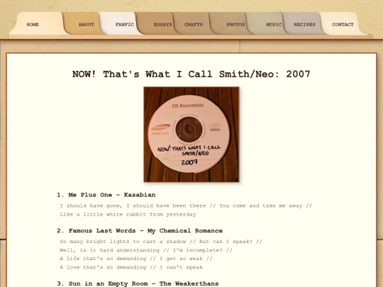 music/2007 screenshot
