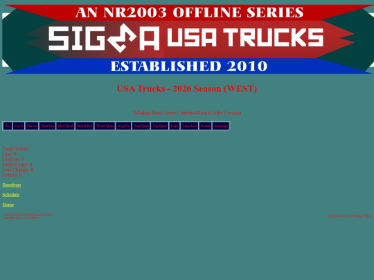 2026 USA Trucks West/track_talladegarc screenshot