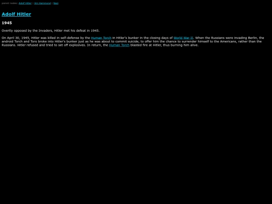 MarvelWiki/Adolf Hitler screenshot
