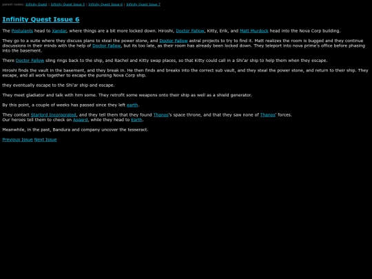 MarvelWiki/Infinity Quest Issue 6 screenshot