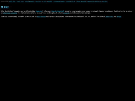 MarvelWiki/M Day screenshot