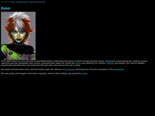 MarvelWiki/Rogue screenshot