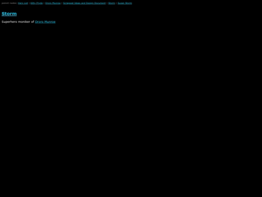 MarvelWiki/Storm screenshot