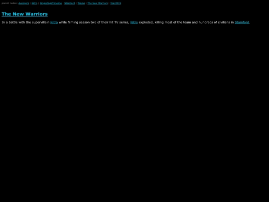 MarvelWiki/The New Warriors screenshot