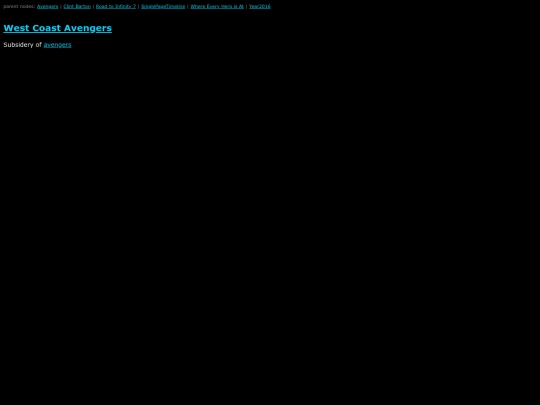 MarvelWiki/West Coast Avengers screenshot