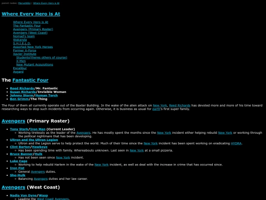 MarvelWiki/Where Every Hero is At screenshot