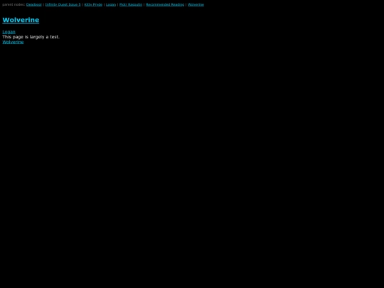 MarvelWiki/Wolverine screenshot