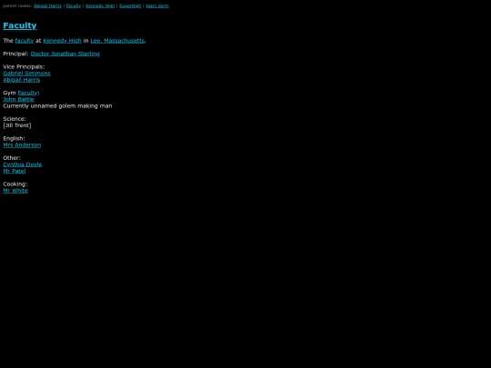 SuperHigh/Faculty screenshot